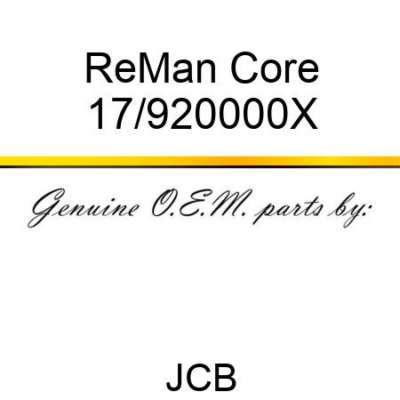 ReMan Core 17/920000X