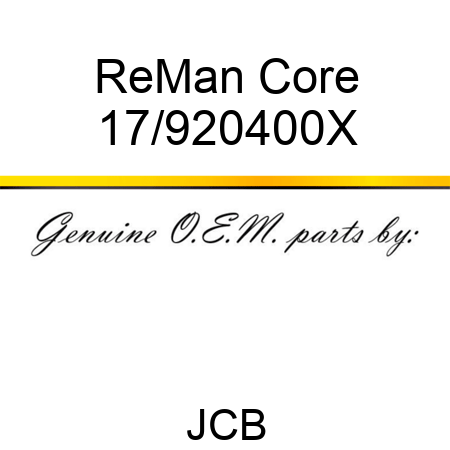 ReMan Core 17/920400X