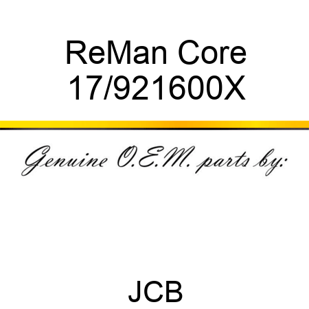 ReMan Core 17/921600X