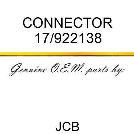 CONNECTOR 17/922138