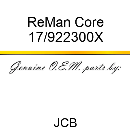 ReMan Core 17/922300X