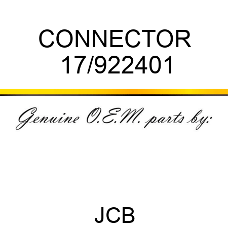 CONNECTOR 17/922401