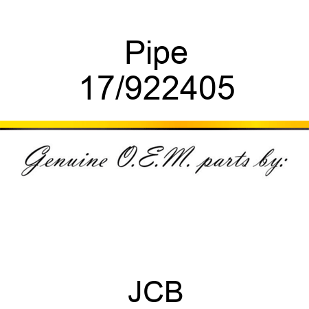 Pipe 17/922405