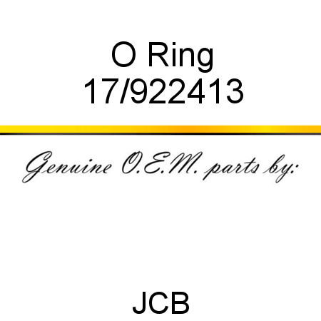 O Ring 17/922413