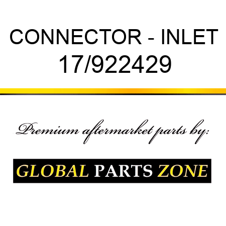 CONNECTOR - INLET 17/922429