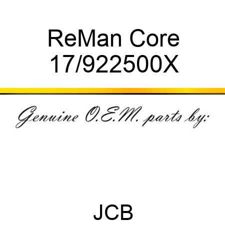 ReMan Core 17/922500X