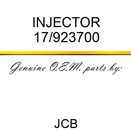 INJECTOR 17/923700