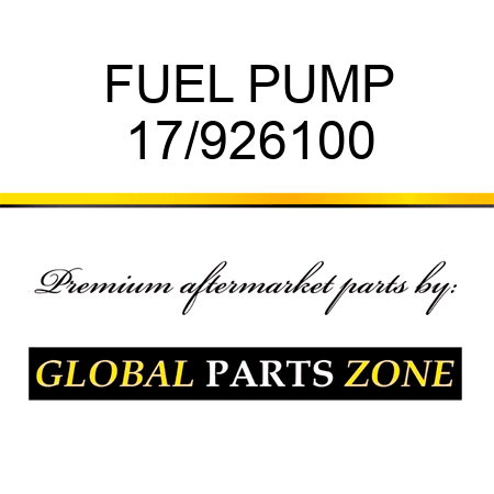 FUEL PUMP 17/926100