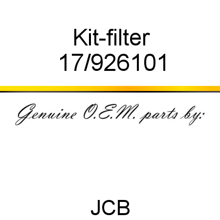 Kit-filter 17/926101