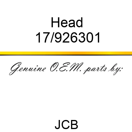 Head 17/926301