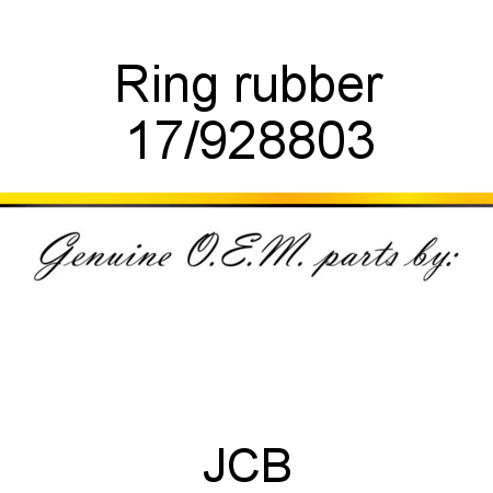 Ring, rubber 17/928803
