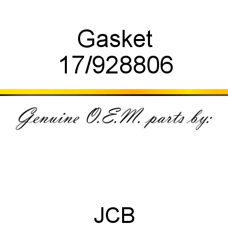 Gasket 17/928806