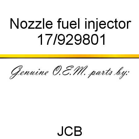 Nozzle, fuel injector 17/929801