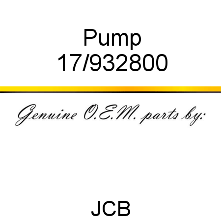 Pump 17/932800