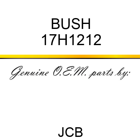 BUSH 17H1212