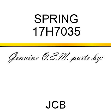 SPRING 17H7035