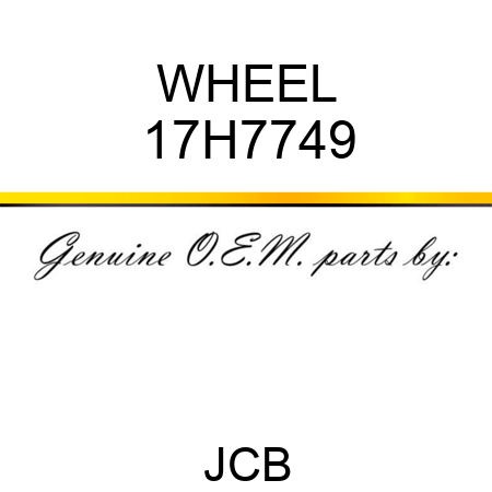 WHEEL 17H7749