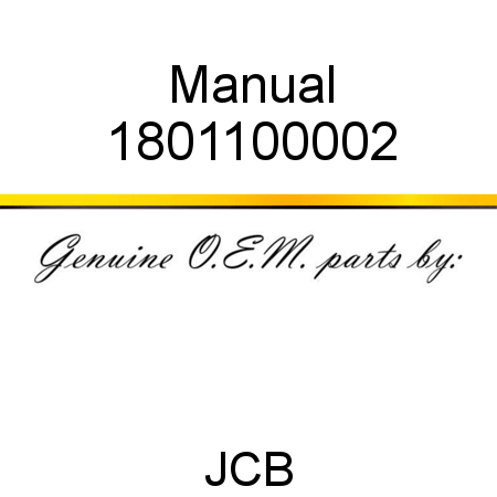 Manual 1801100002