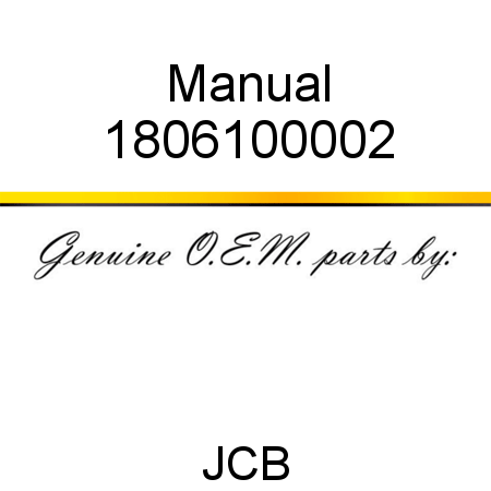 Manual 1806100002