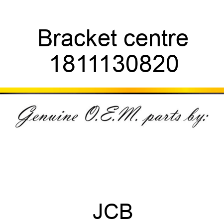 Bracket centre 1811130820