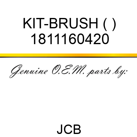 KIT-BRUSH (+) 1811160420