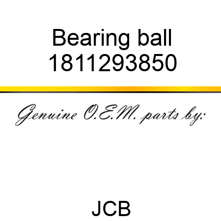 Bearing ball 1811293850