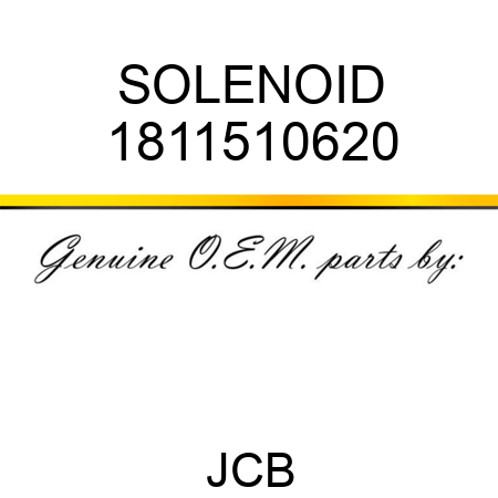 SOLENOID 1811510620