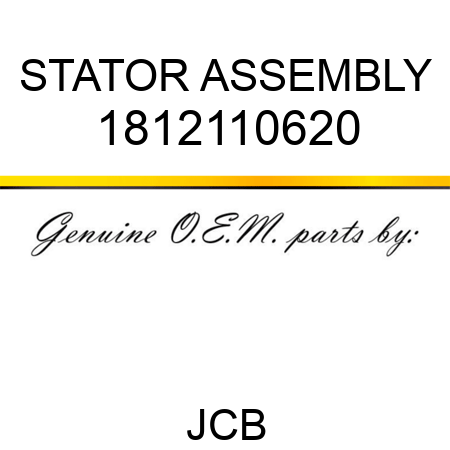 STATOR ASSEMBLY 1812110620