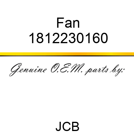 Fan 1812230160