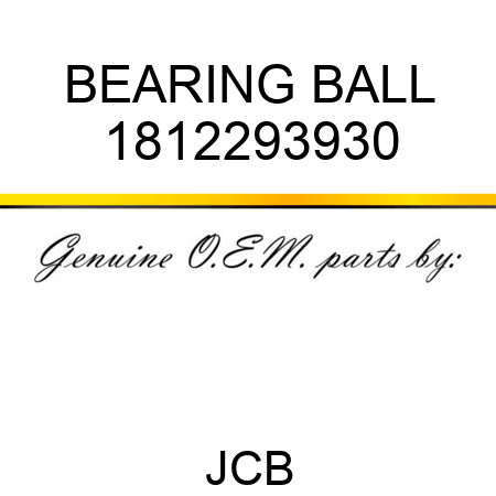 BEARING BALL 1812293930