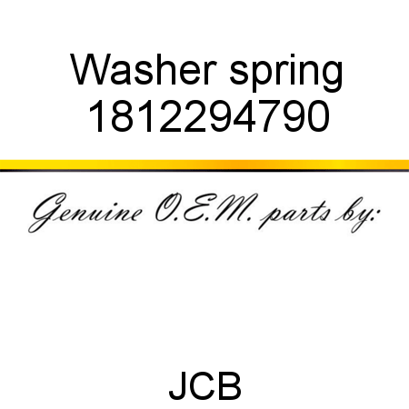 Washer, spring 1812294790
