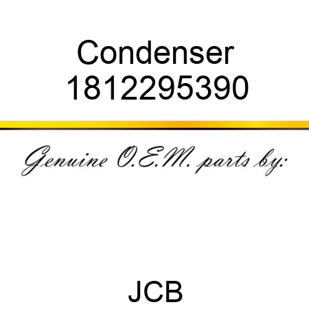 Condenser 1812295390