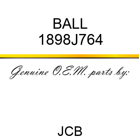 BALL 1898J764