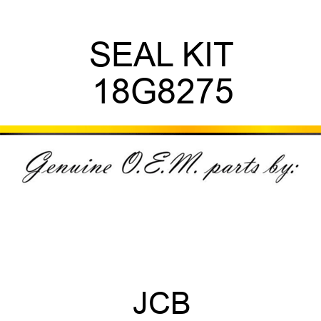 SEAL KIT 18G8275