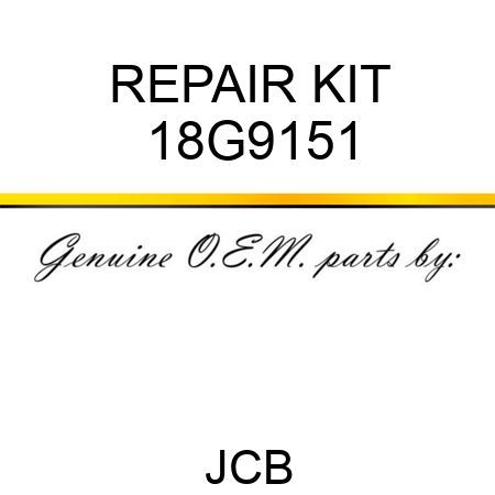 REPAIR KIT 18G9151