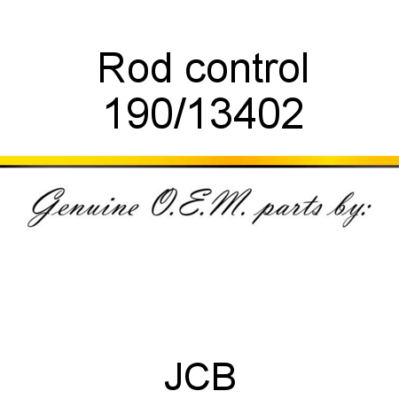 Rod, control 190/13402