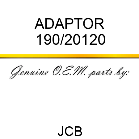 ADAPTOR 190/20120