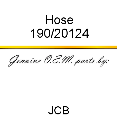 Hose 190/20124