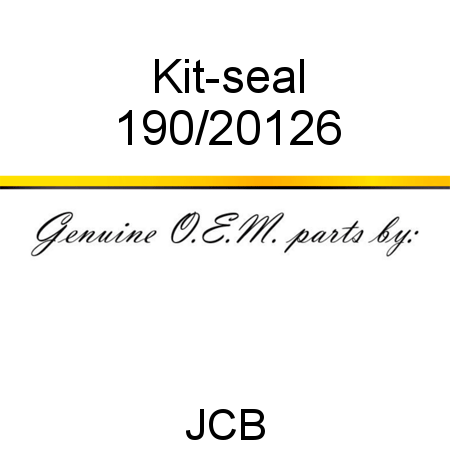 Kit-seal 190/20126