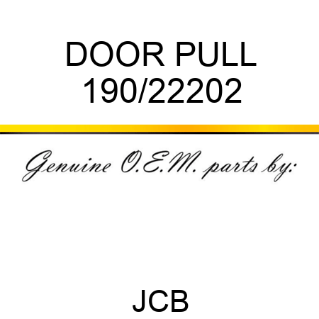 DOOR PULL 190/22202