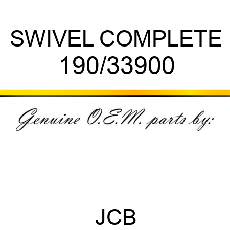 SWIVEL COMPLETE 190/33900