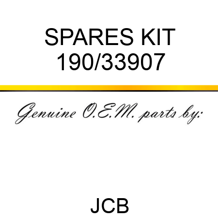 SPARES KIT 190/33907