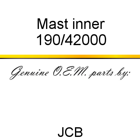 Mast, inner 190/42000