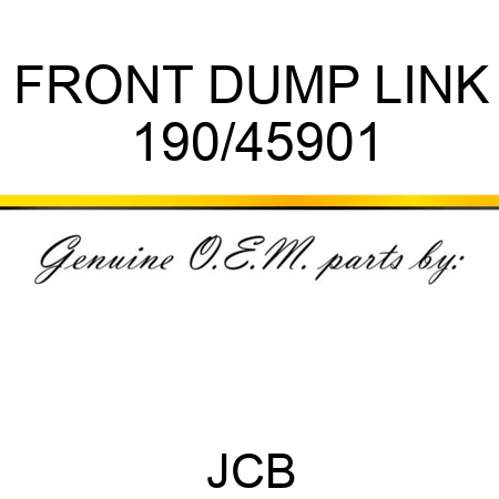 FRONT DUMP LINK 190/45901