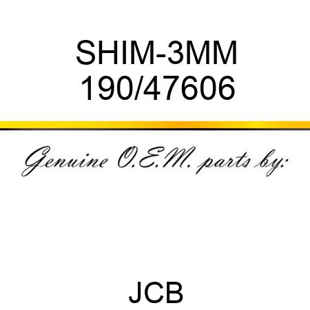 SHIM-3MM 190/47606