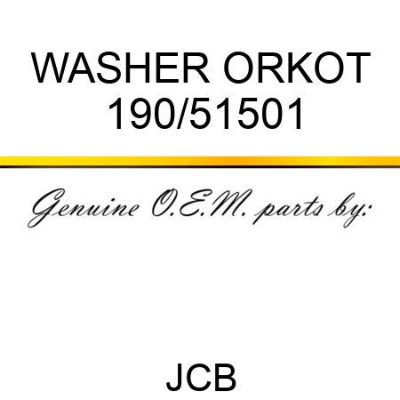 WASHER ORKOT 190/51501