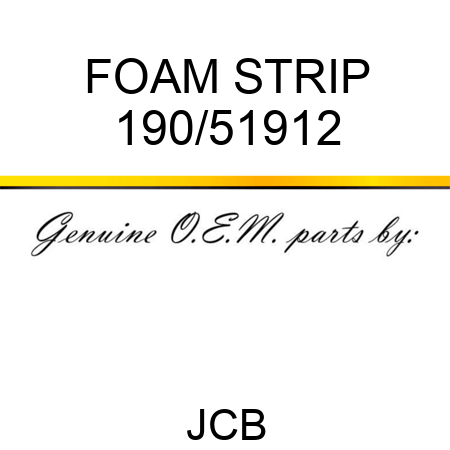 FOAM STRIP 190/51912