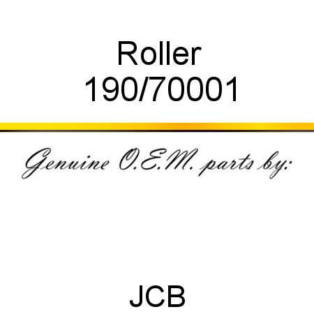 Roller 190/70001
