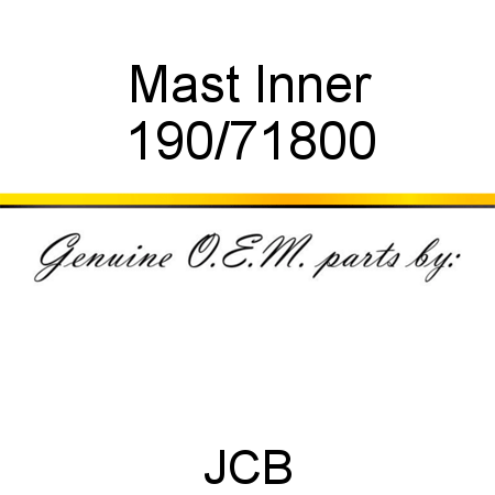 Mast, Inner 190/71800
