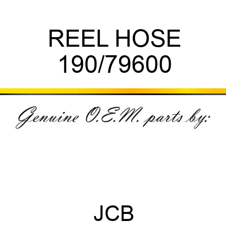 REEL HOSE 190/79600